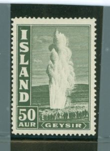 Iceland #208 Unused Single