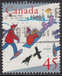 Canada 1627 Used 1996 Children Playing In The Snow 45¢