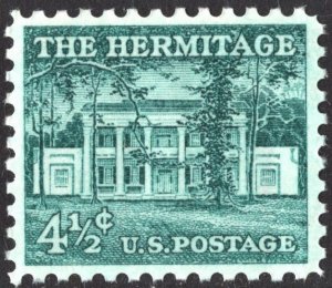 SC#1037 4½¢ The Hermitage Single (1959) MNH