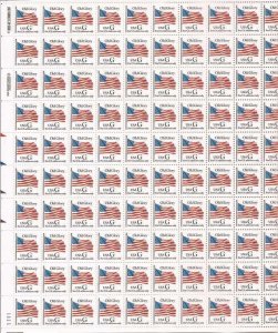 US Stamp - 1994 G Rate, Black G - 100 Stamp Sheet - Scott #2881