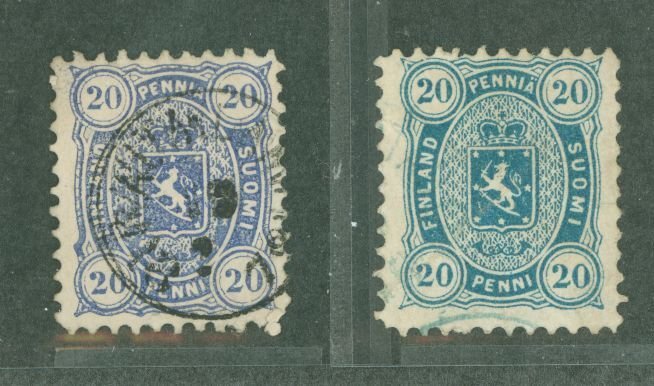 Finland #21-21B  Single (Complete Set)