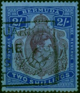 Bermuda 1938 2s Deep Purple & Ultramarine-Grey Blue SG116 Fine Used