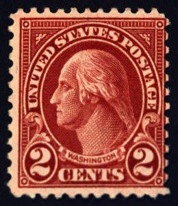 #634A 2c Carmine 1928 Type II MNH Washington P.O. Fresh Rare