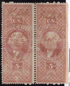 U.S. - R88c - Pair - Fine/Very Fine - Used