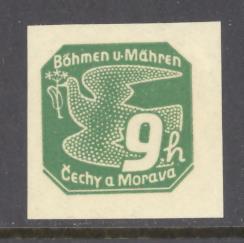 Bohemia and Moravia Sc # P4 mint never hinged (DT)