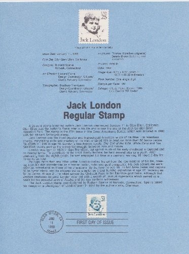 US SP724 Jack London Souvenir Page #2182