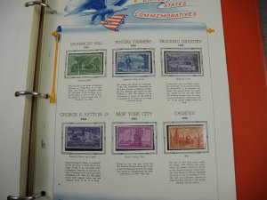 US, Amazing Mint  Stamp Collection in Lindner pages, mounted on White Ace pages