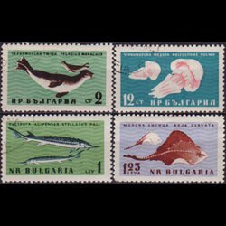 BULGARIA 1961 - Scott# 1164/9 Marine Life 2s-1.25l CTO