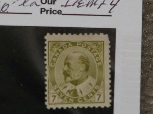 CANADA-SCOTT# 92, MINT HINGED, ITEM # F4