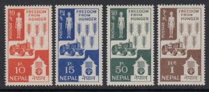 Nepal 159-62 FFH mint