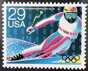 Scott #2614 1992 29¢ Olympics Skiing MNH VF/XF