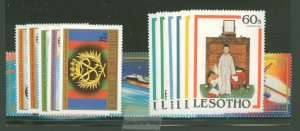 Lesotho #319/349 Mint (NH) Single (Complete Set)