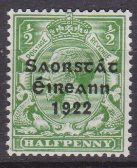 Ireland 1922 Scott 44 King George V MNH