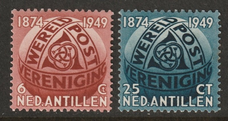 Netherlands Antilles 1949 Sc 206-7 set MH*