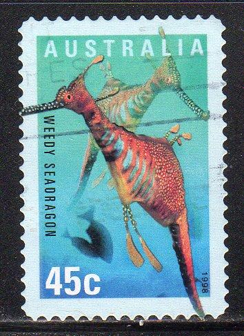 Australia 1709 - Used - Weedy Seadragon (cv $0.55) (3)