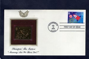 3416 Mommy are we there yet, FDC Gold Replica