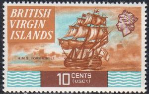 British Virgin Islands 214 - Mint-NH - 10c Formidable (1970) (cv $0.85)