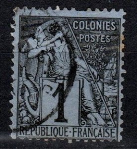 French Colonies #46 F-VF  Used CV $4.75 (X161)