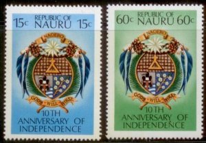 Nauru 1978 SC# 159-60 M-LH L156