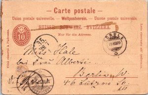 Switzerland 1889 - Postcard - Schulz - F71239