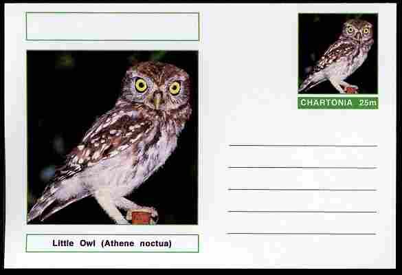 Chartonia (Fantasy) Birds - Little Owl (Athene noctus) po...