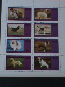 NAGALAND -WORLDFAMOUS LOVELY DOGS-MNH SHEET VF-EST.VALUE $12  LOWEREST PRICE