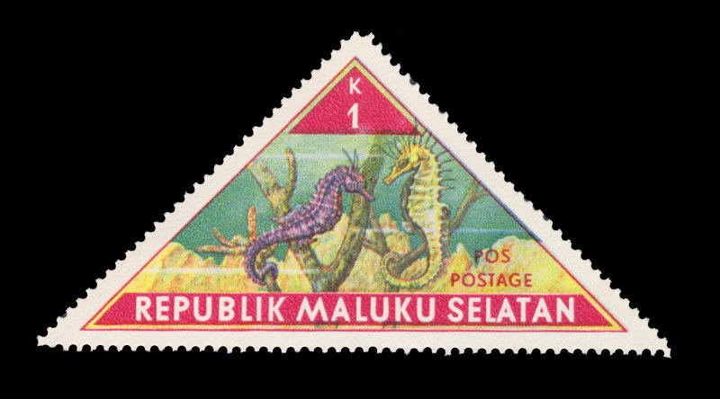 REPUBLIC OF SOUTH MALUKU STAMP. TOPIC: FISH. UNUSED. ITEM 1K