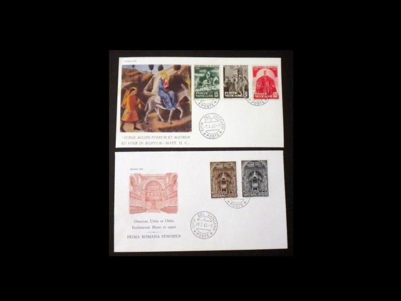 VATICAN CITY 6 FDC LOT YEAR 1960. LOT 1