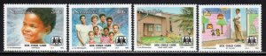 Namibia #738-41 ~ Cplt Set of 4 ~ Childrens Village ~ 1993 ~ Mint, NH