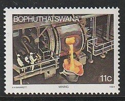 1984 South Africa - Bophuthatswana - Sc 124 - MNH VF - 1 singles - Mining