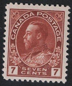 Canada SC# 114 Mint Light Hinged / Small Hinge Rem - S17851