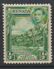 Grenada  GVI   SG 153 perf 12½ Unmounted mint yellow green