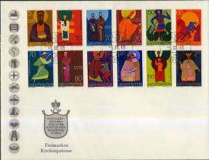 LIECHTENSTEIN 430-441 COVER BIN $5.00 PEOPLE