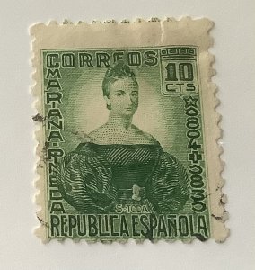 Spain 1935 - Scott 546 used - 10c, Mariana Pineda