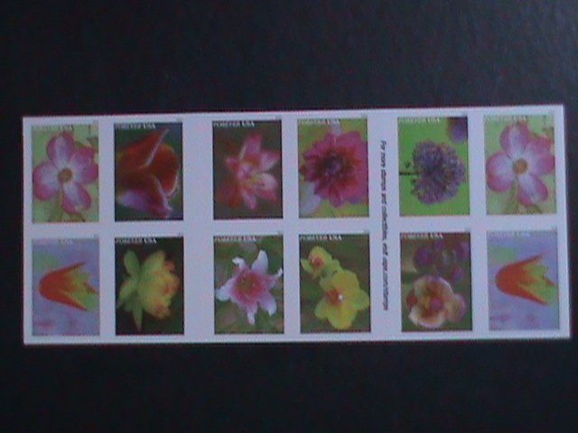 ​UNITED STATES- GARDEN BEAUTY-LOVELY FLOWERS-FOREVER MNH BOOKLET VERY FINE