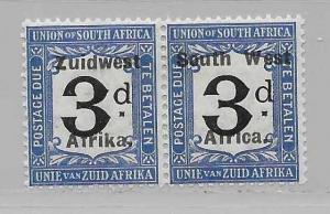 South West Africa J32 Postage Due MLH