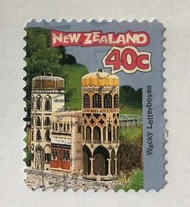 New Zealand 1997 Scott 1428 used - 40c,  Wacky Letterboxes,  Indian Palace