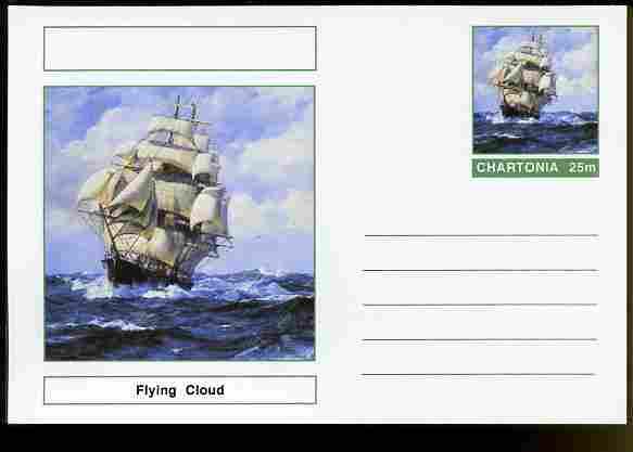 Chartonia (Fantasy) Ships - Flying Cloud postal stationer...