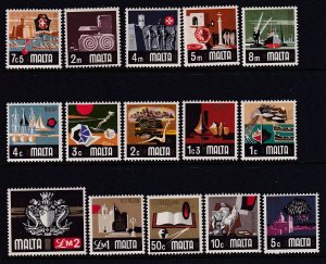 Malta 454-468 MNH VF