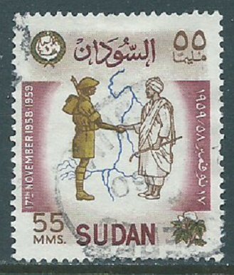 Sudan, Sc #126, 55m Used