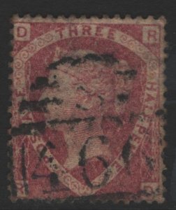 Great Britain Sc#32 Used - Plate 3