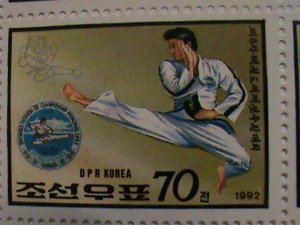 ​KOREA- 1992-SC#3136a-  8TH WORLD TAEKWONDO CHAMPIONSHIPS-MNH S/S VERY FINE