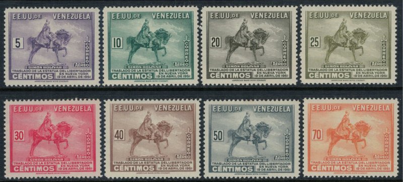 Venezuela #C322-9*  CV $11.40