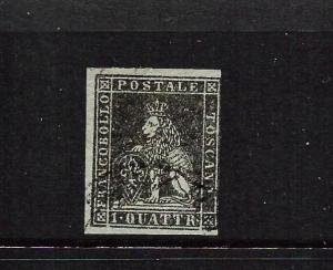 TUSCANY 1851-52  1q  BLACK/AZURE  LION  FU    Sc 1  SG 1