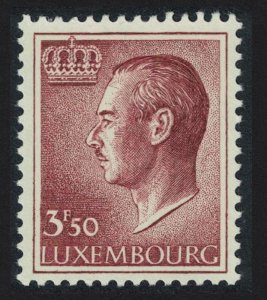 Luxembourg Grand Duke Jean 3f.50 - brown Normal paper 1966 MNH SG#763b  MI#728x