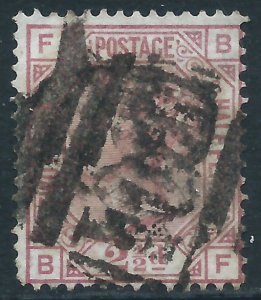 Great Britain, Sc #67, 2-1/2d Used (Plate 8)