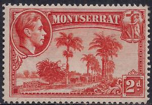 Montserrat 1938 - 48 KGV1 2d Orange Umm SG 104a ( H1329 )