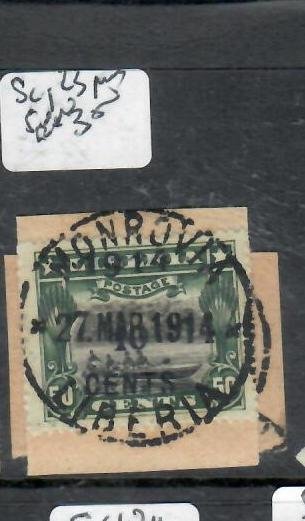 LIBERIA   SC  123  SON CDS PIECE  VFU     PP1116H