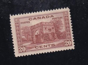 CANADA # 243 VF-MH GARRY WHATS HIS NAME CAT VALUE $25 @ 20% ITS A FORT FUNNY ONE