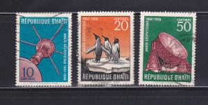 Haiti 424-426 U International Geophysical Year